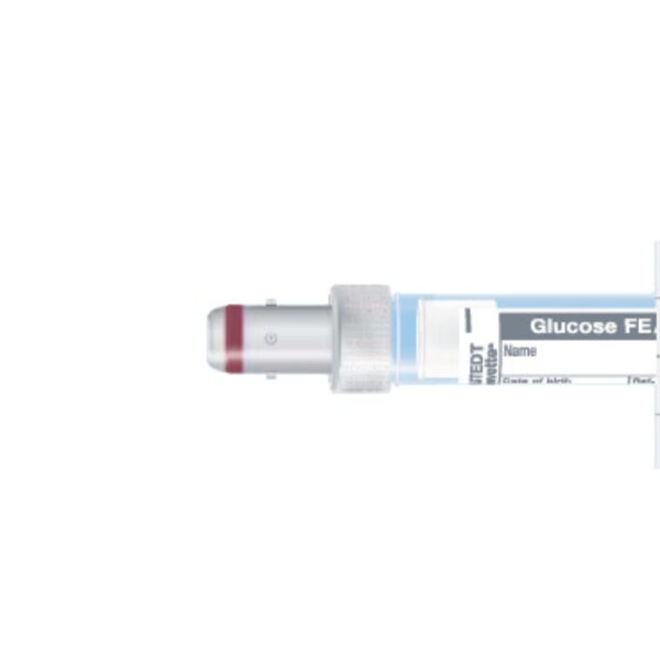 TUBO DE FLUORETO PARA EXAME DE GLICOSE SISTEMA MONOVETTE SARSTEDT